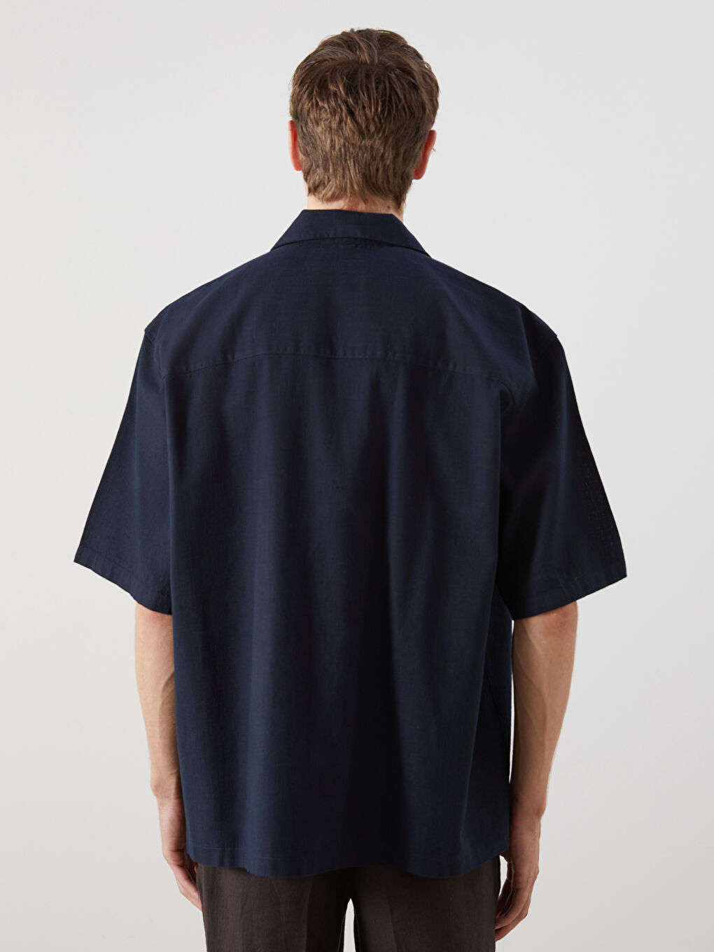 Regular Fit Short Sleeve Gabardine Men's Shirt -S5PP37Z8-RFH