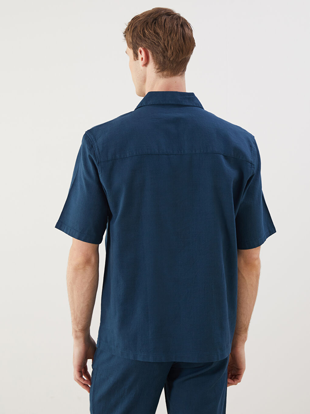 SOUTHBLUE Regular Fit Kısa Kollu Gabardin Erkek Gömlek -S5PP37Z8-CYB