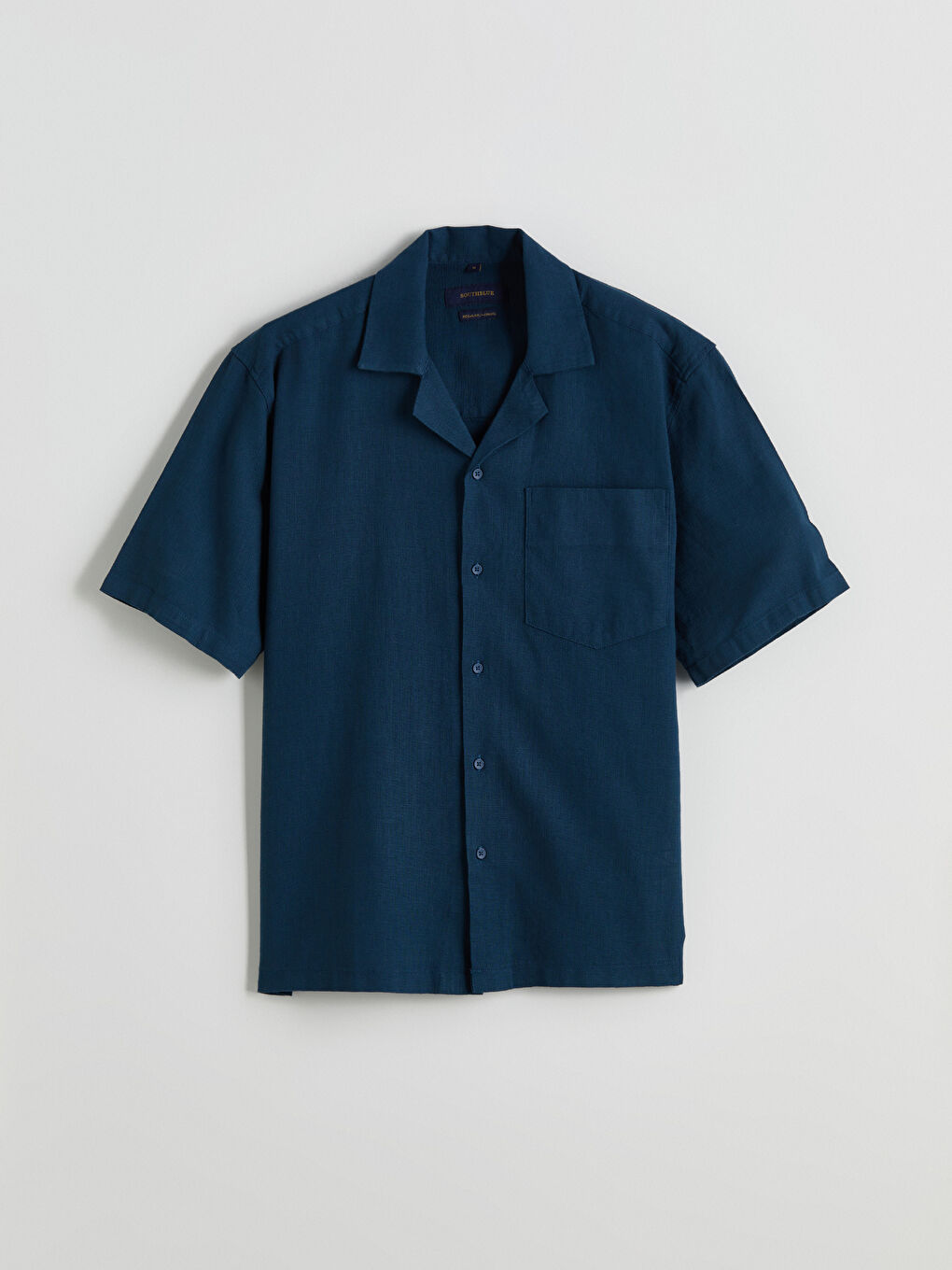 Regular Fit Short Sleeve Gabardine Men's Shirt -S5PP37Z8-CYB