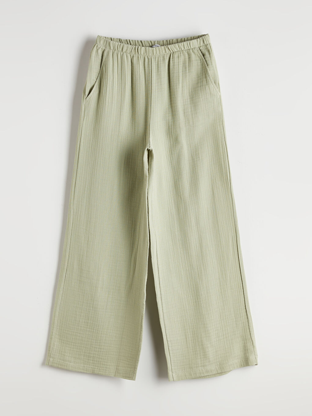XSIDE Elasticated Waist Textured Women's Trousers -S5PP43Z8-CRR
