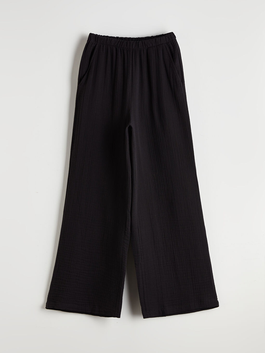 XSIDE Elasticated Waist Textured Women's Trousers -S5PP43Z8-CVL