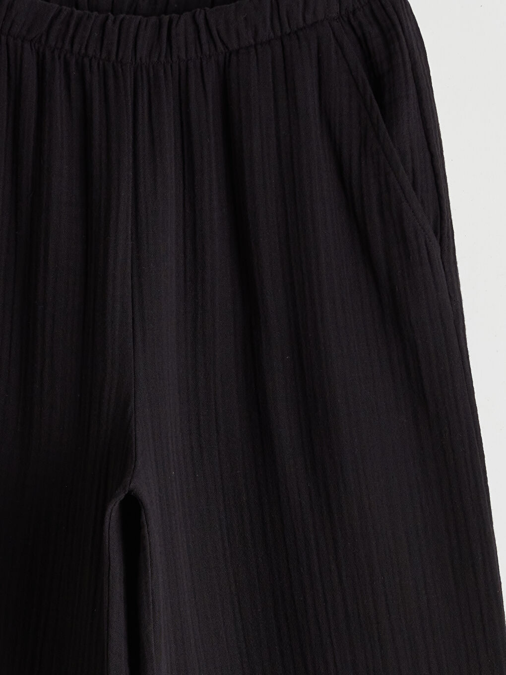 XSIDE Elasticated Waist Textured Women's Trousers -S5PP43Z8-CVL