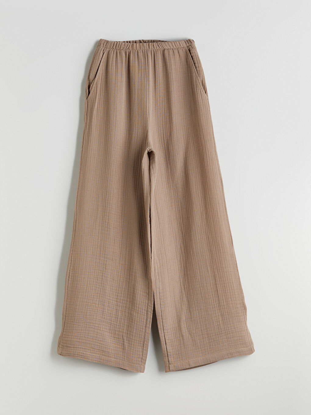 XSIDE Elasticated Waist Textured Women's Trousers -S5PP43Z8-PS7
