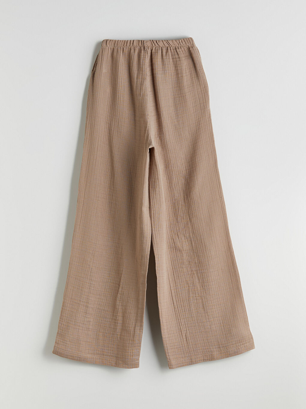 XSIDE Elasticated Waist Textured Women's Trousers -S5PP43Z8-PS7
