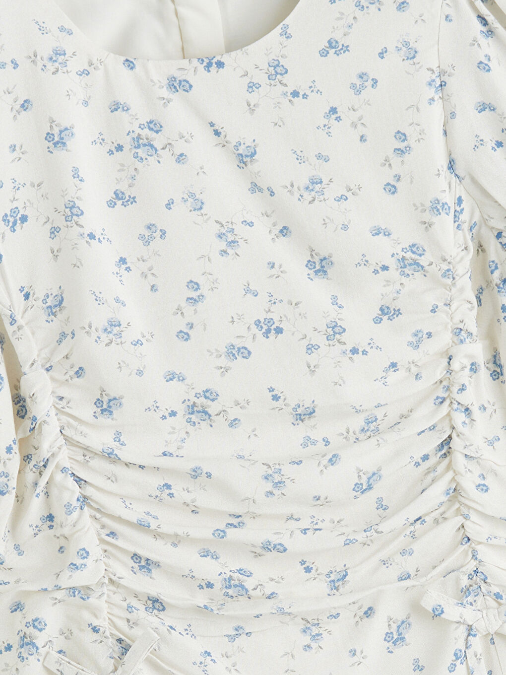 Crew Neck Floral Girls' Dress -S5PP60Z4-LRA