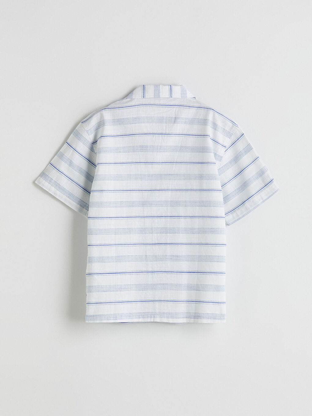 Resort Neck Striped Boys' Shirt -S5PP69Z4-LEN