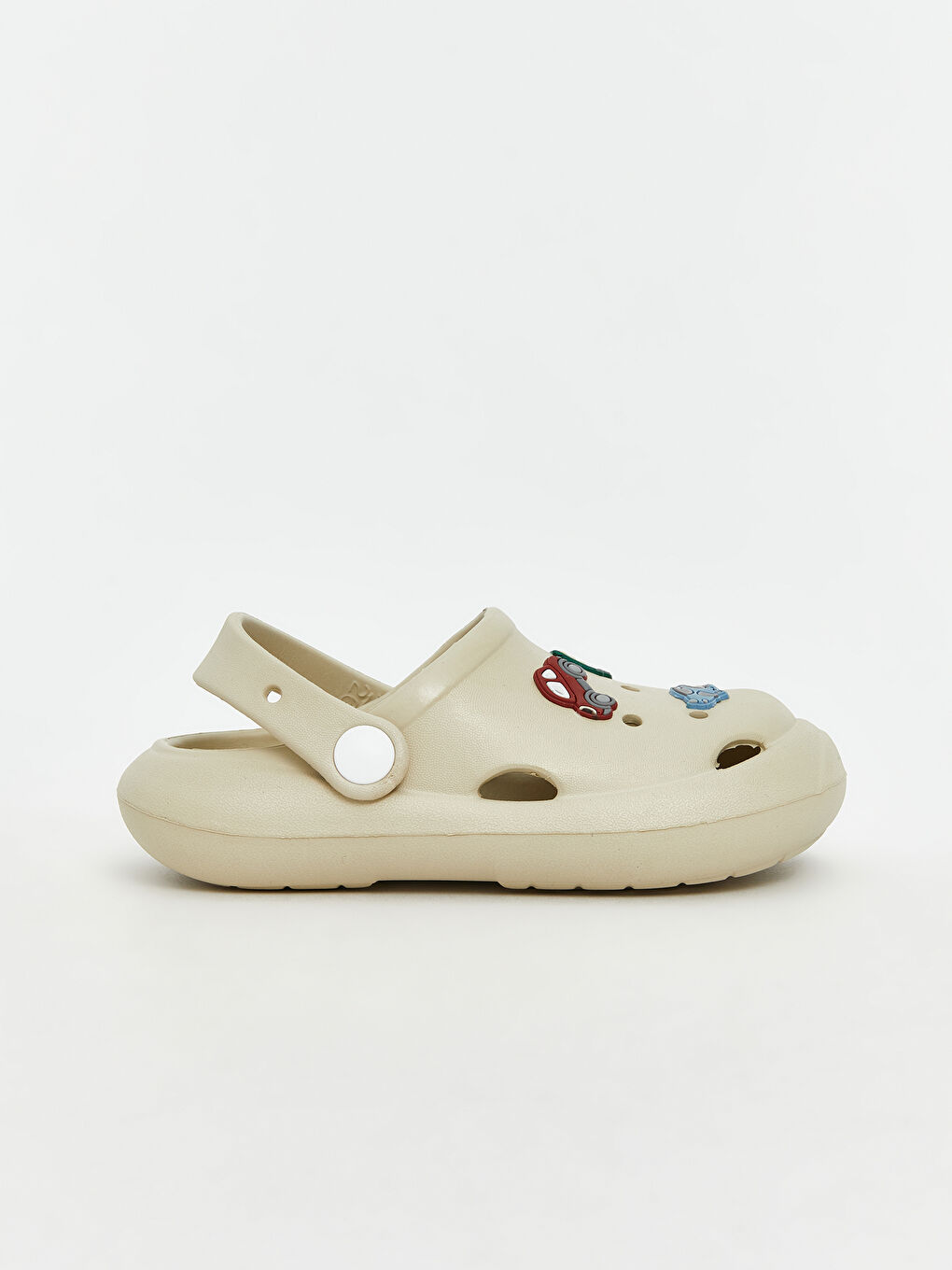 Bej Baskılı Erkek Bebek Plaj Sandaleti-1