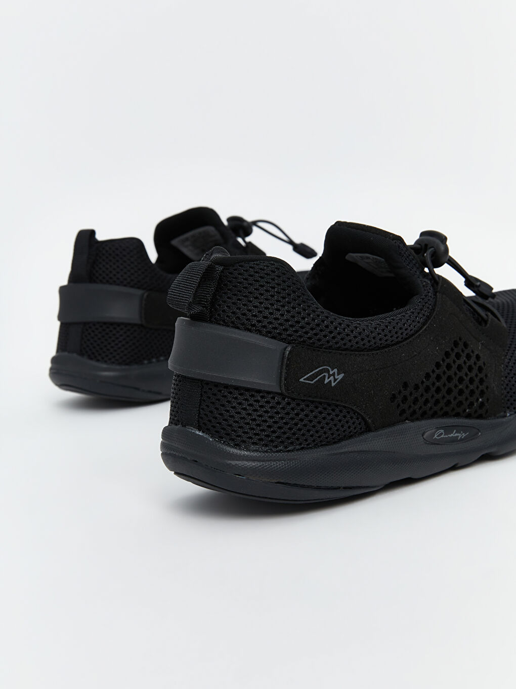 Siyah File Detaylı Erkek Spor Ayakkabı-4