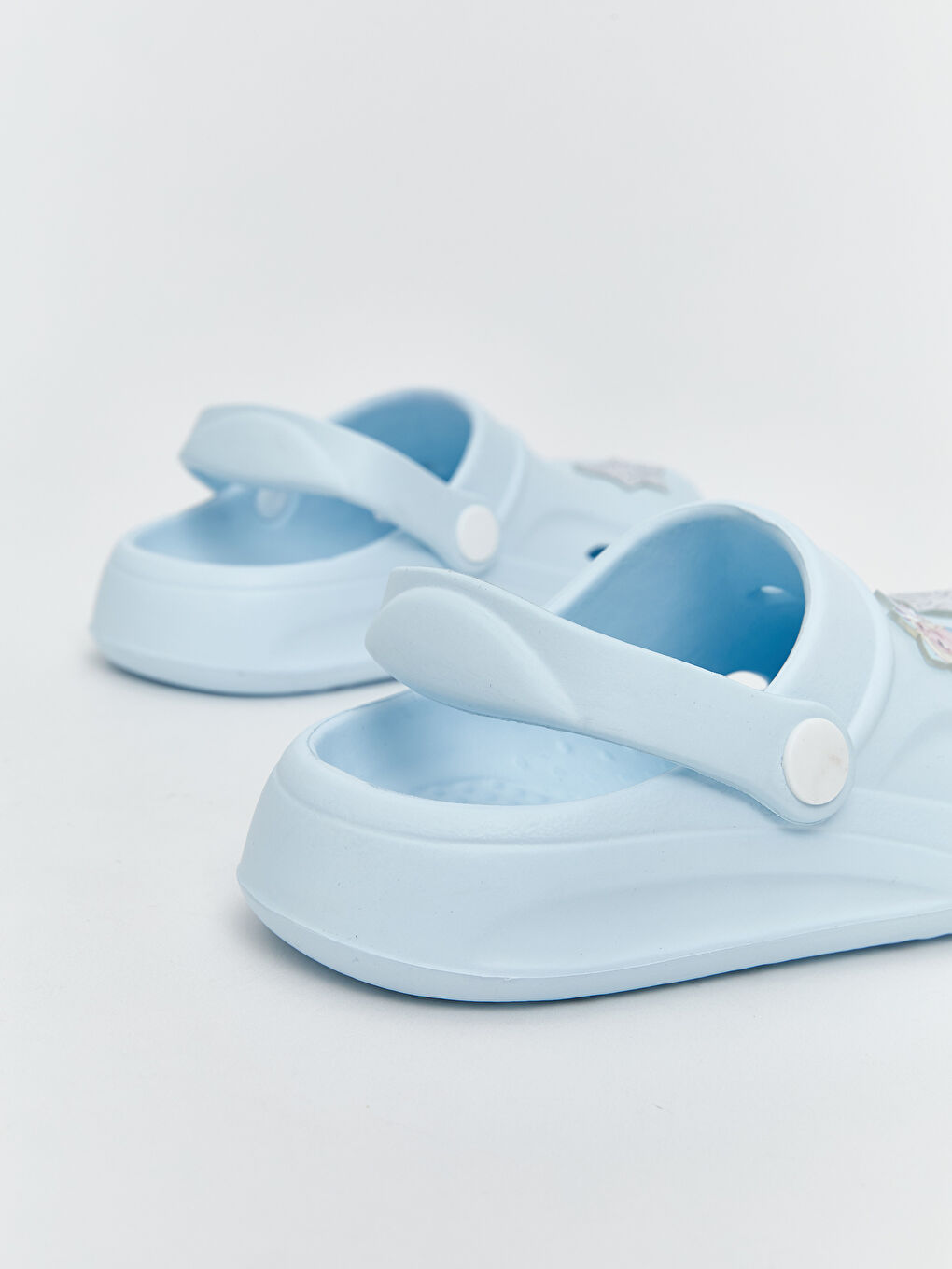 LCW STEPS Mavi Baskılı Kız Çocuk Plaj Sandaleti - 4