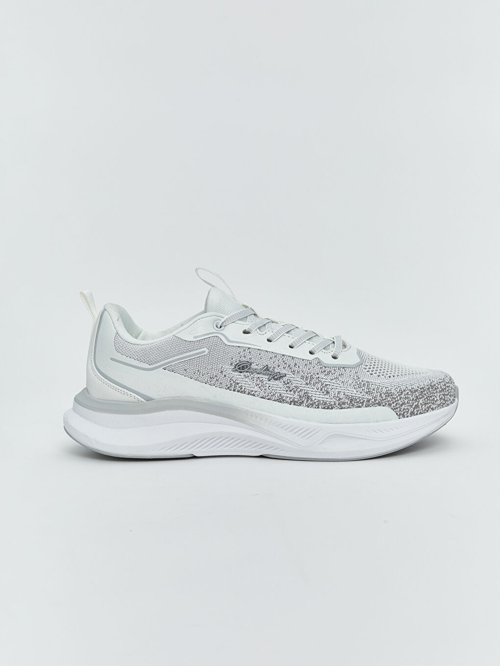 Beyaz Bağcıklı Erkek Spor Ayakkabı-1