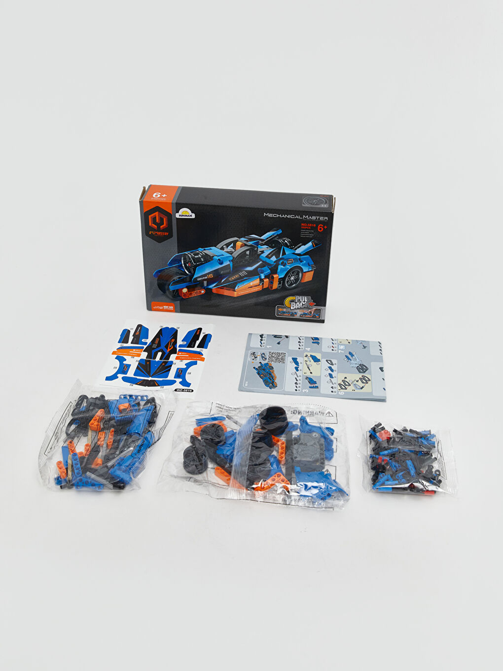 5816 Mekanik Master Yarış Aracı 202 Parça-1