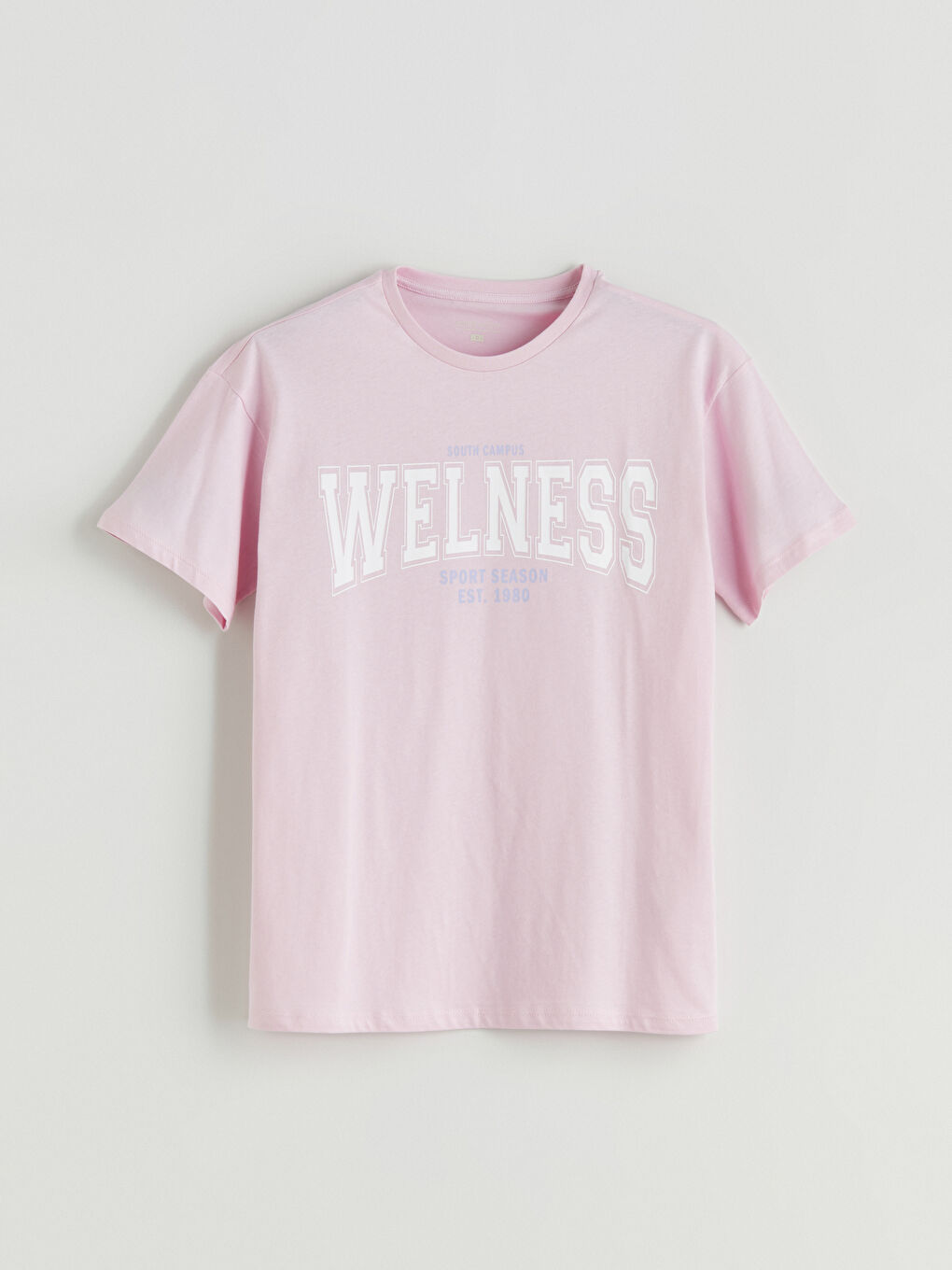 Crew Neck Printed Women's Sports T-Shirt -S5PQ16Z8-CUK