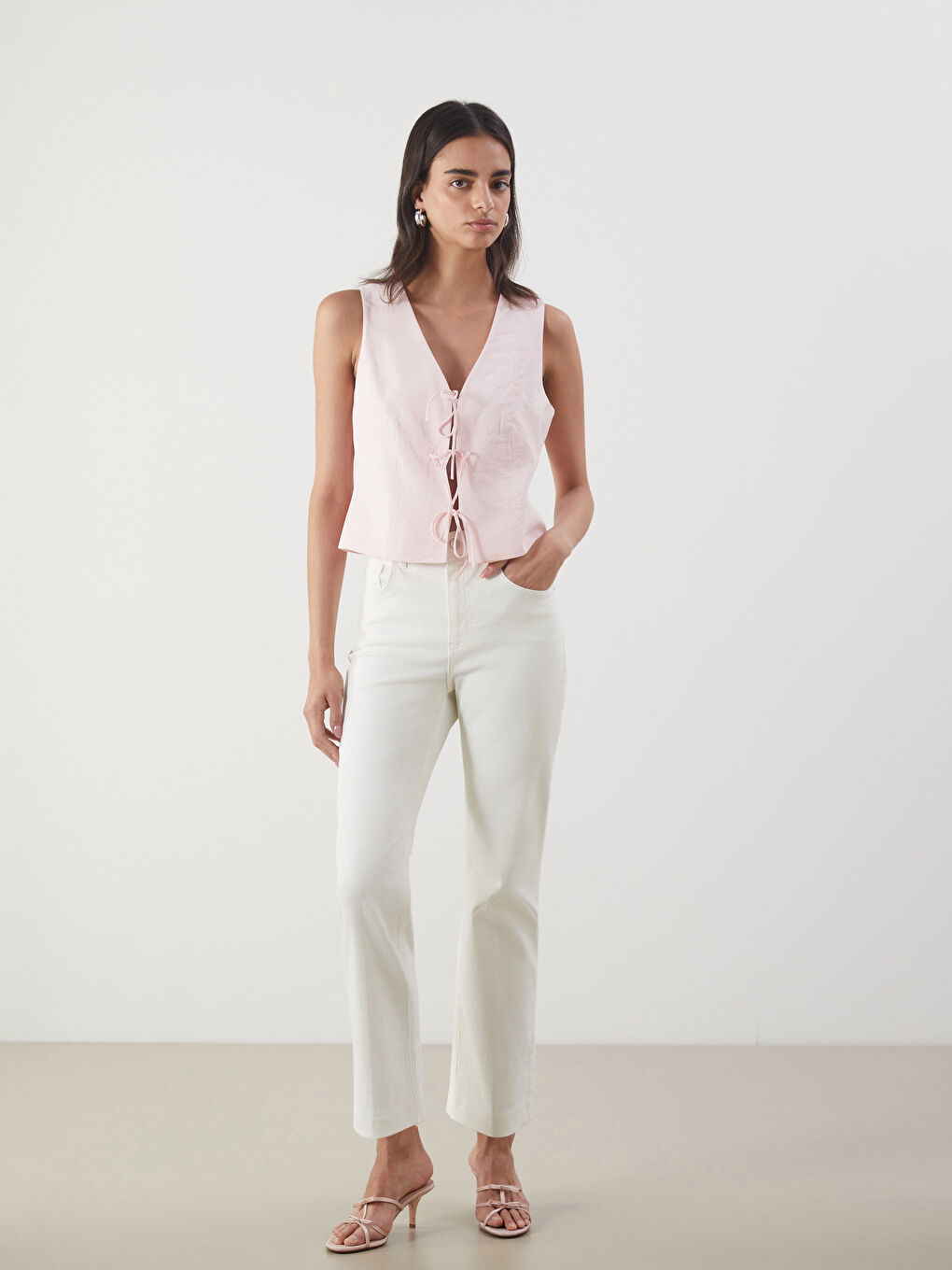 Woman WHITE Jeans -S5PQ18Z8-844