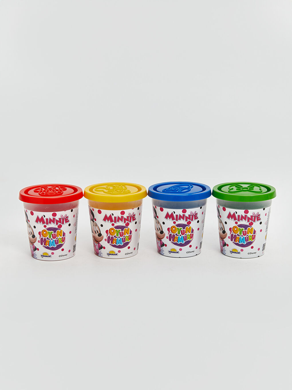Minnie Mouse Baskılı 4 Parça Oyun Hamuru Seti-2