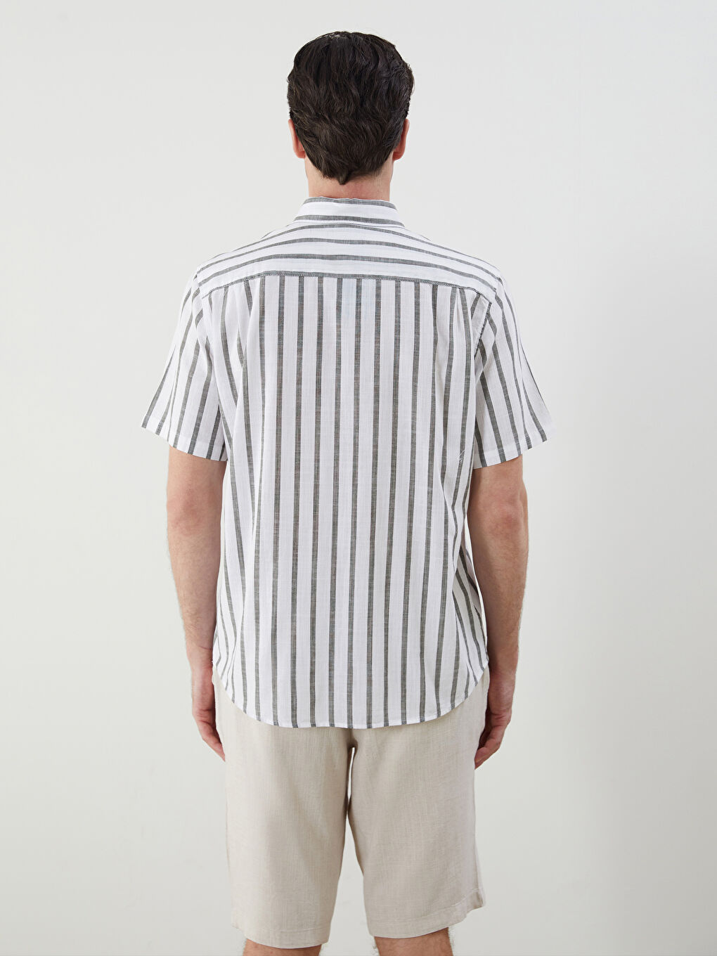 Regular Fit Short Sleeve Men's Shirt -S5PQ37Z8-CTA