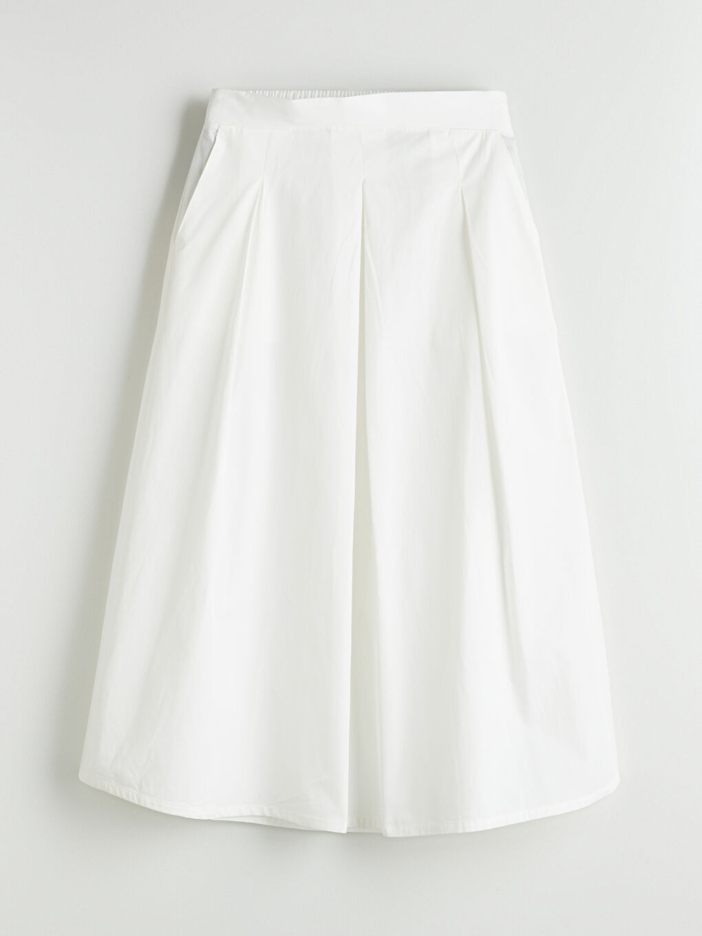 Elasticated Waist Pleated Skirt -S5PQ38Z8-ZUY