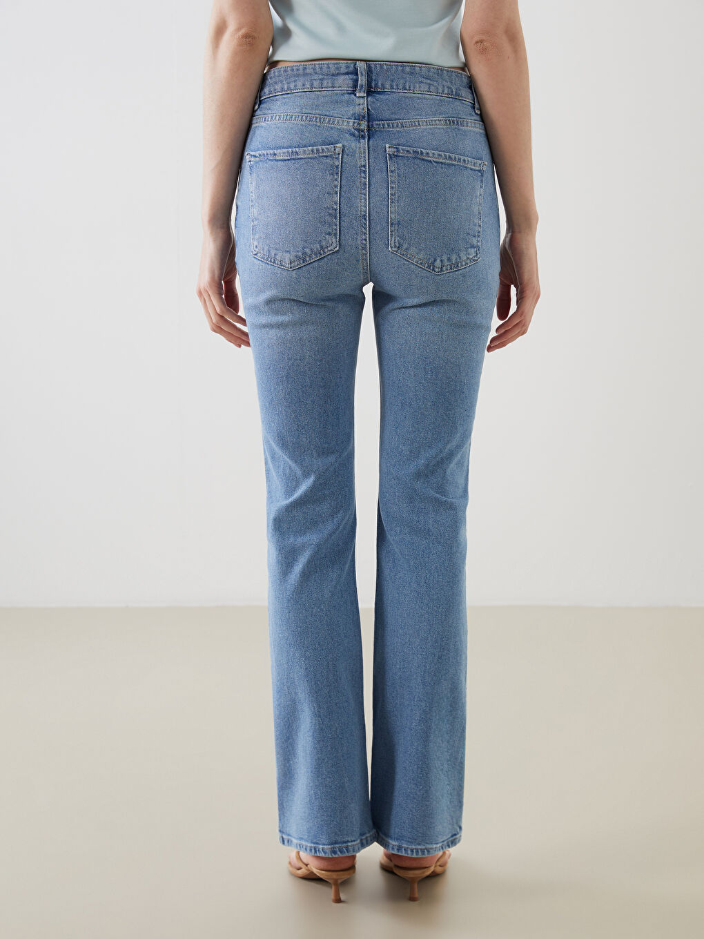 Cropped Flare Women's Jeans -S5PQ40Z8-311