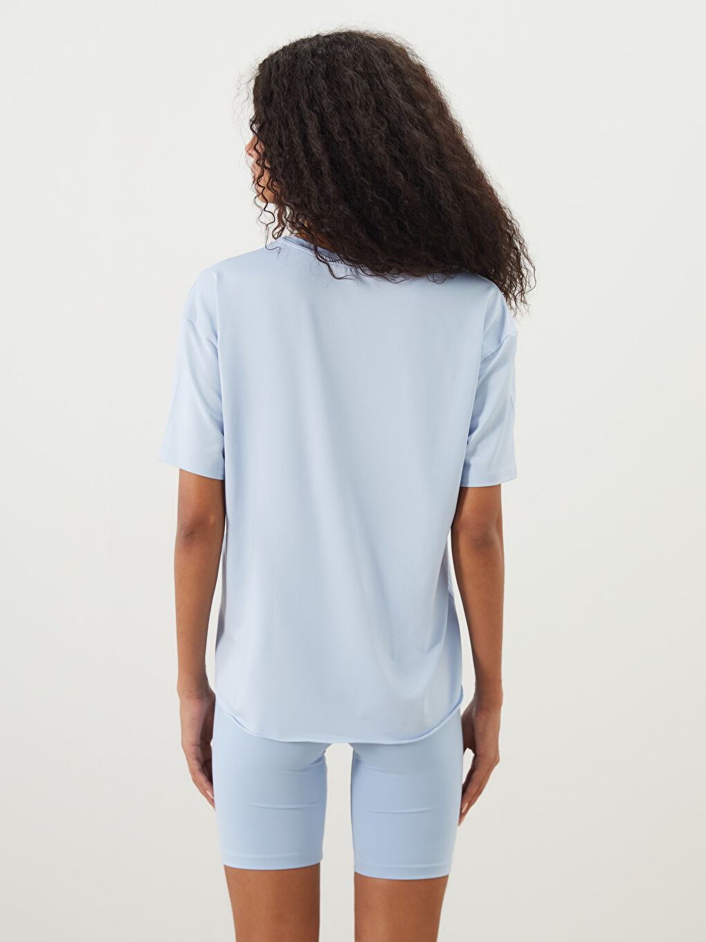Crew Neck Women's Sports T-Shirt -S5PQ42Z8-CSV