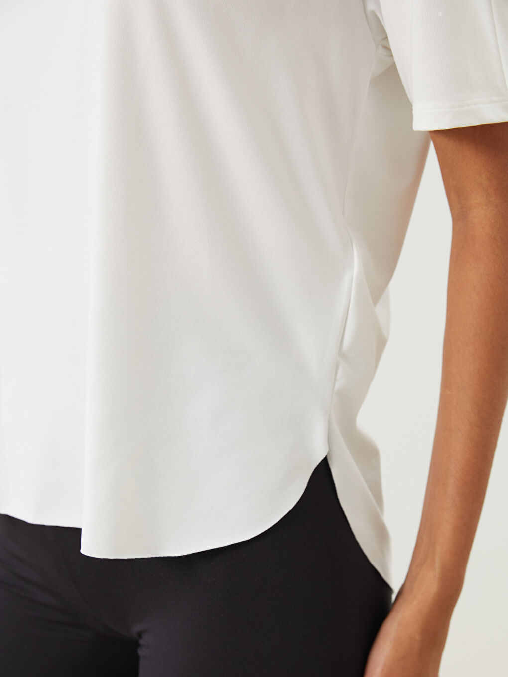 Crew Neck Women's Sports T-Shirt -S5PQ42Z8-Q6K