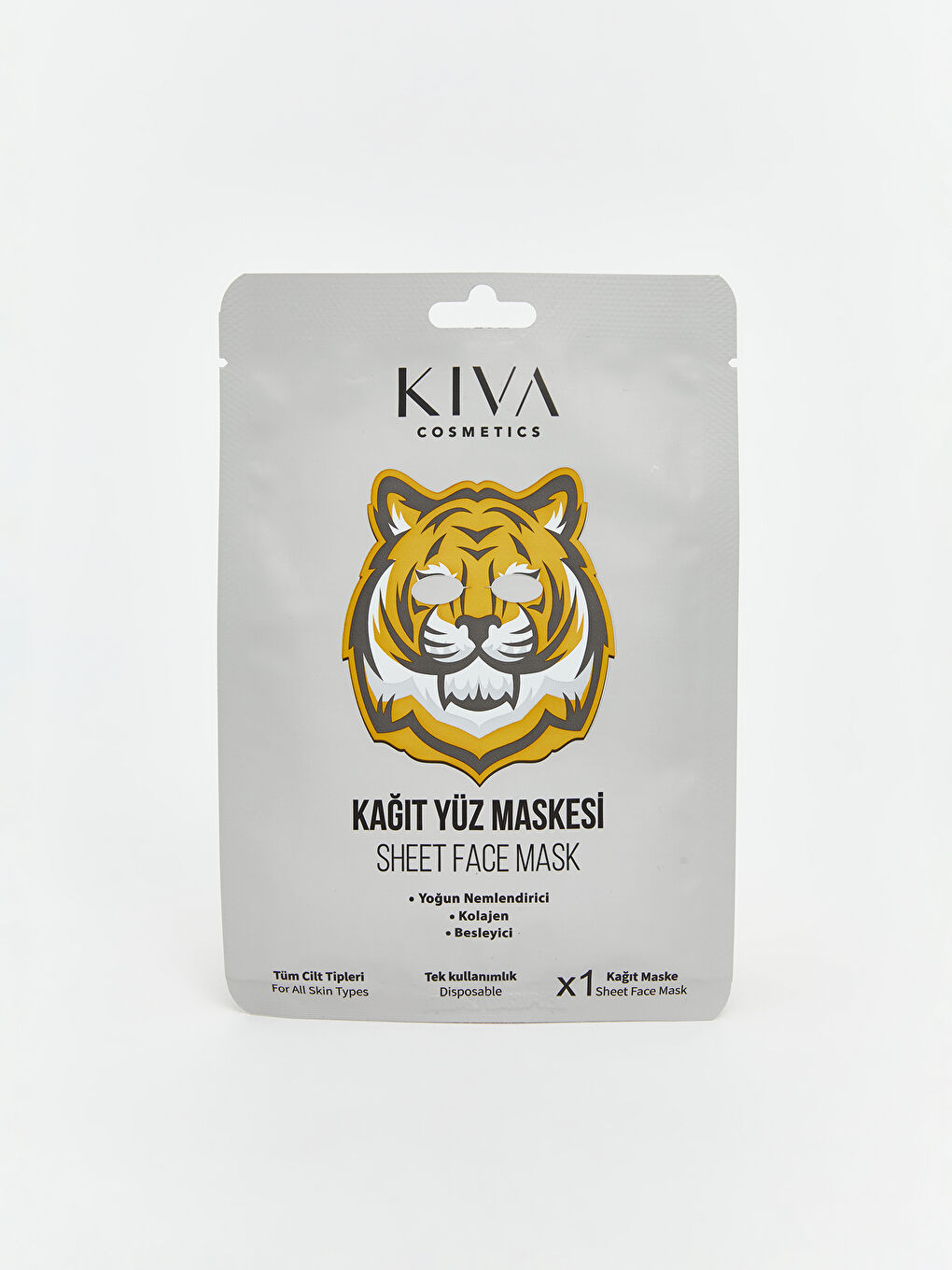 Kaplan Desenli Yüz Bakım Maskesi