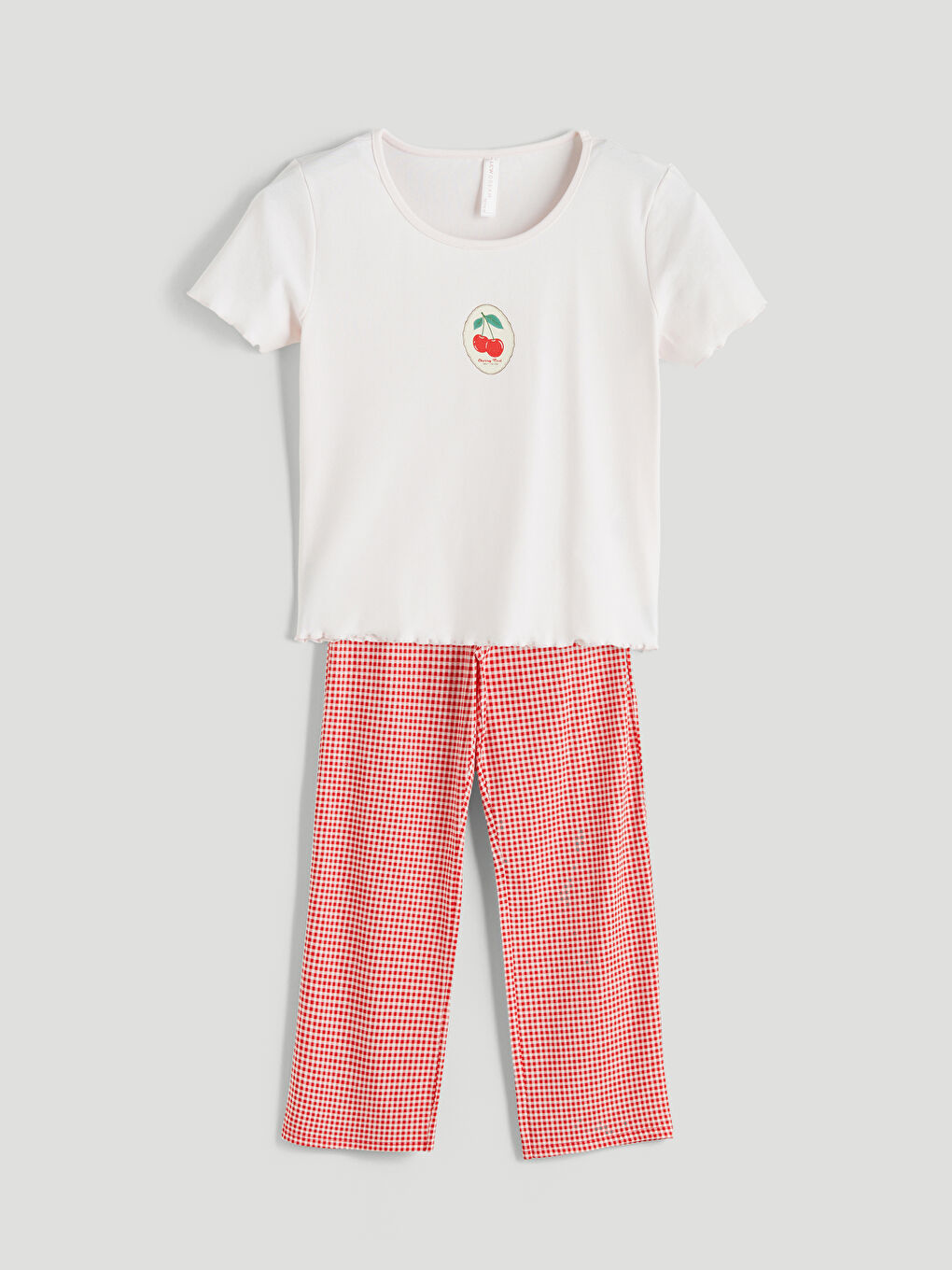 Crew Neck Printed Women's Pyjama Set -S5PQ90Z8-LTQ