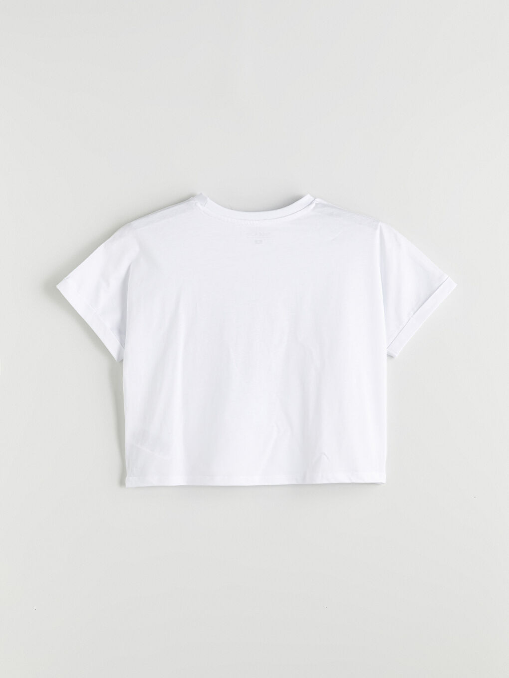 XSIDE ACTIVE Crew Neck Printed Crop Women's Sports T-Shirt -S5PR17Z8-Q6K