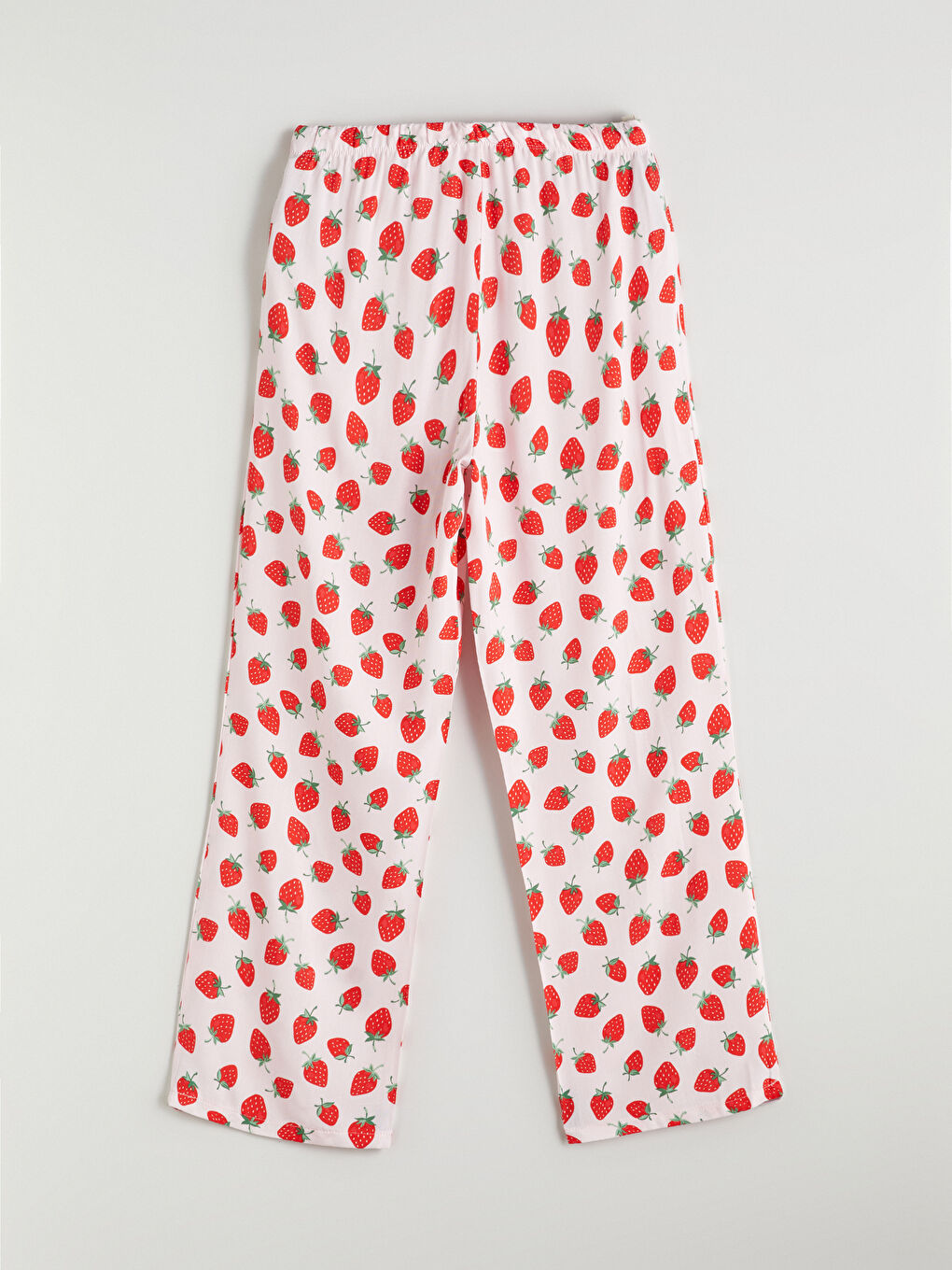 Petite Collared Neck Printed Women's Pyjama Set -S5PR23Z8-LT4