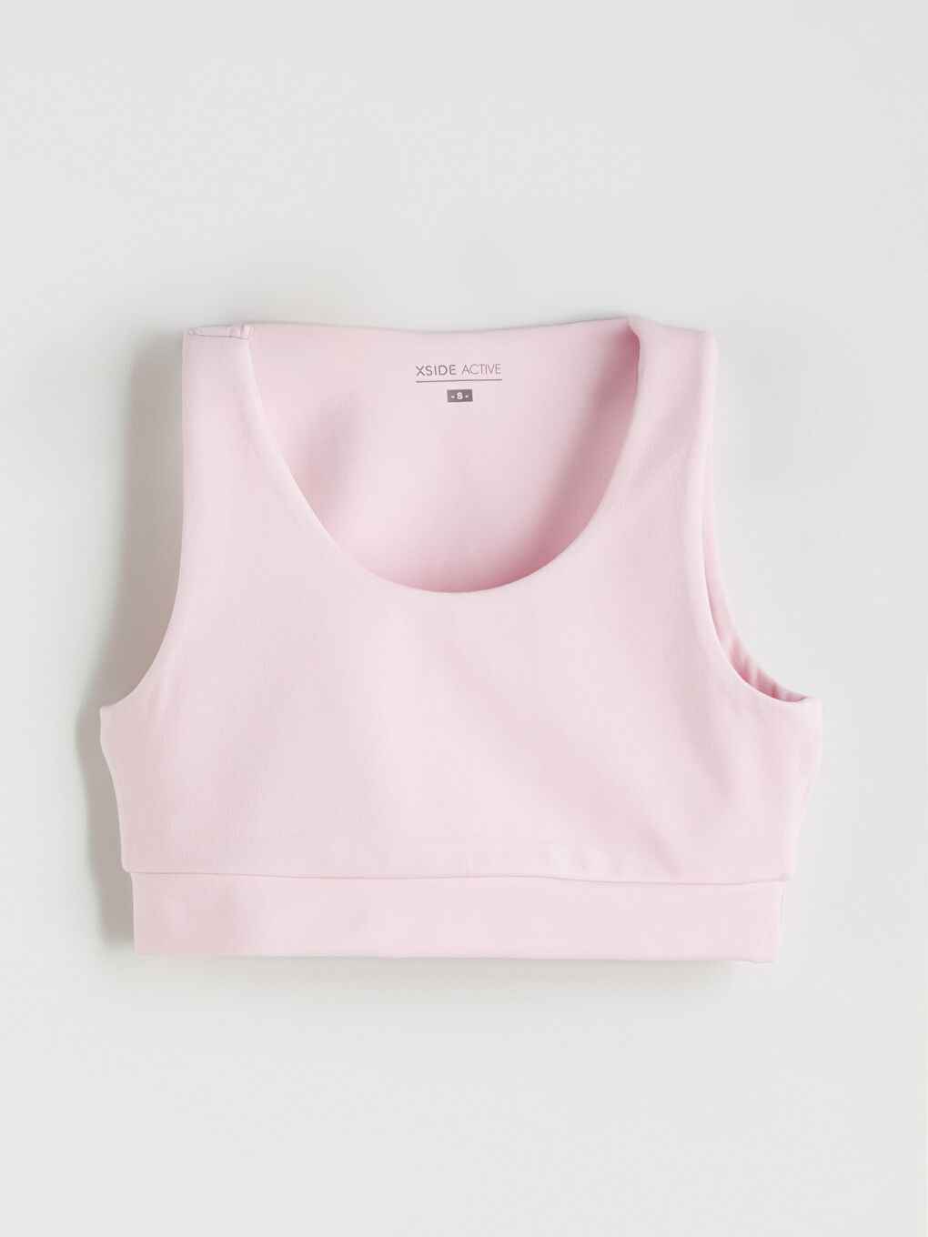 Pembe U Yaka Kadın Spor Büstiyer-4