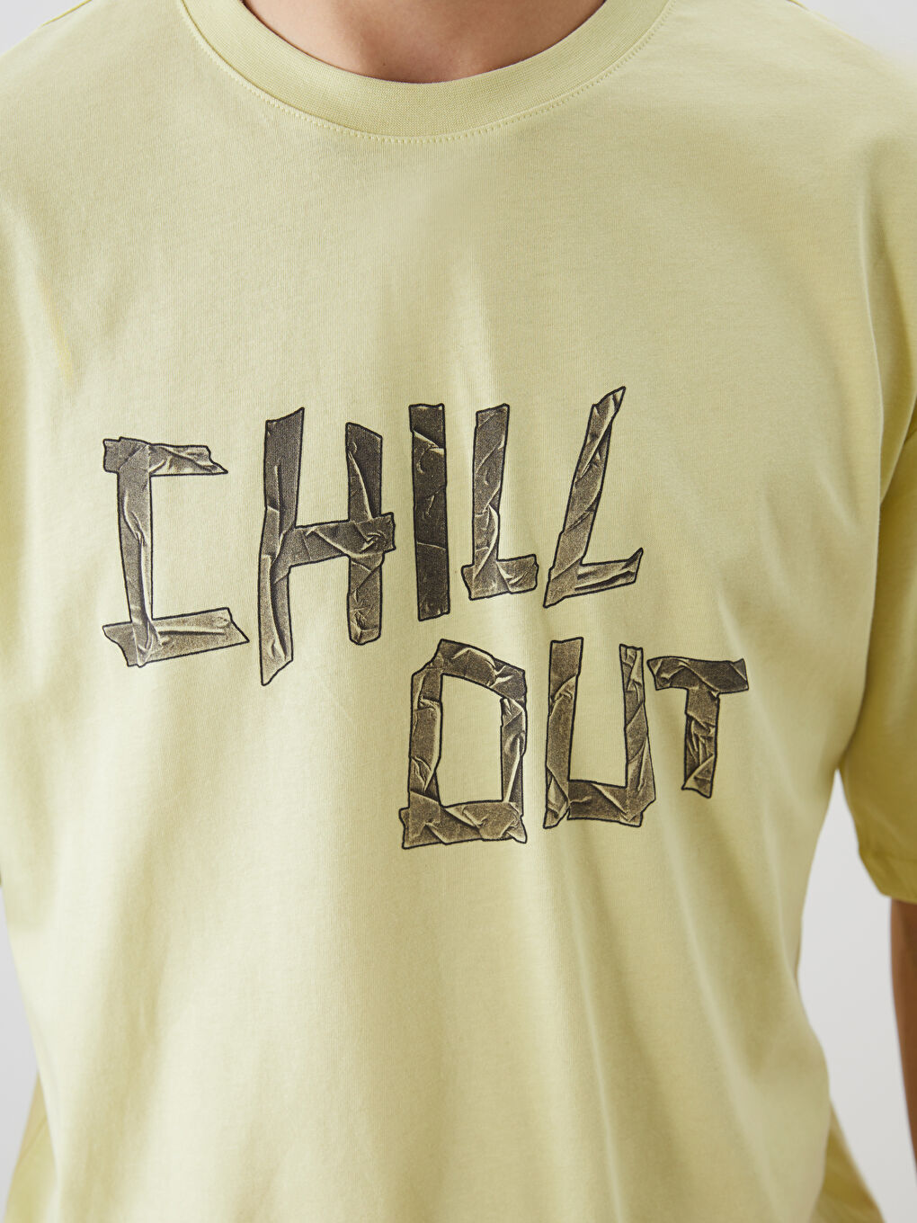 XSIDE Crew Neck Printed Jersey Men's T-Shirt -S5PR31Z8-SQY