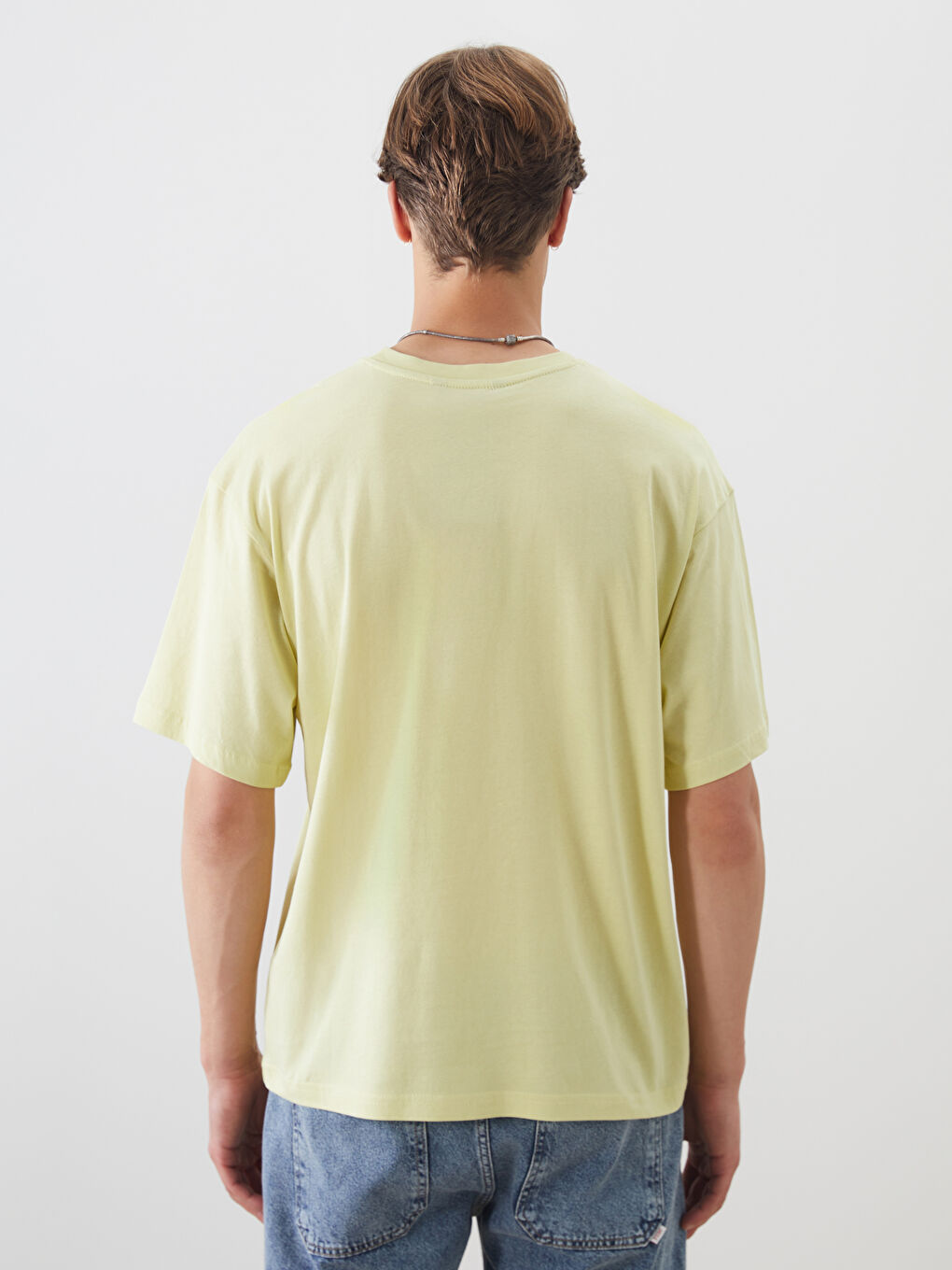 XSIDE Crew Neck Printed Jersey Men's T-Shirt -S5PR31Z8-SQY