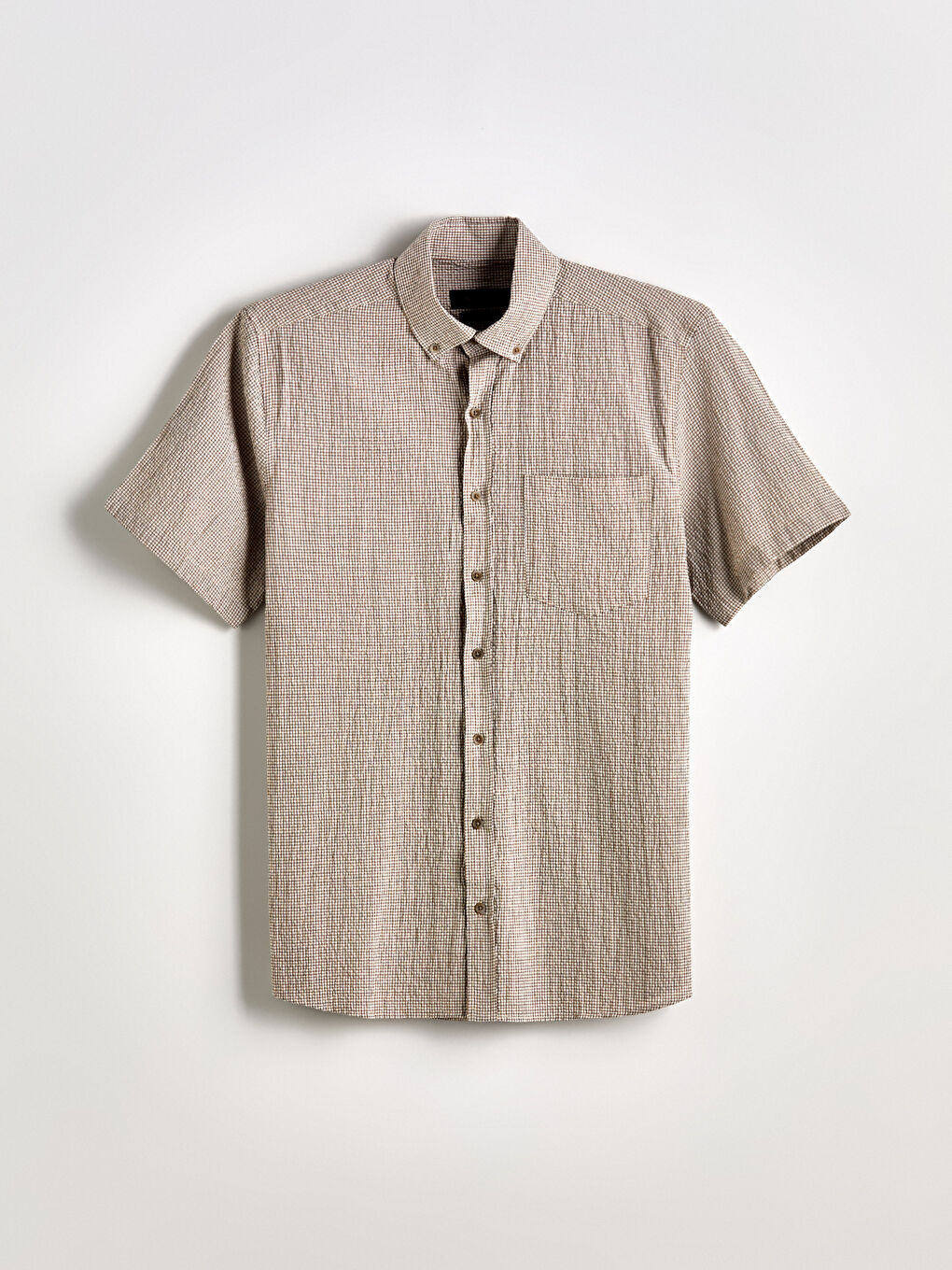 SOUTHBLUE Regular Fit Short Sleeve Plaid Men's Shirt -S5PR37Z8-QSC