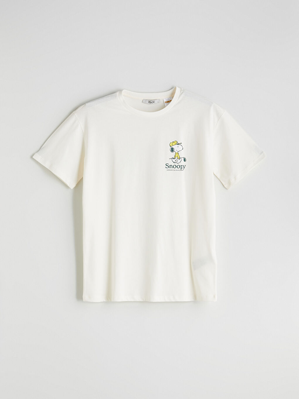 Crew Neck Snoopy Printed Women's T-Shirt -S5PR40Z8-YKU