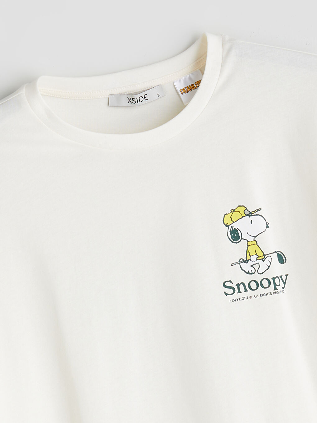 Crew Neck Snoopy Printed Women's T-Shirt -S5PR40Z8-YKU