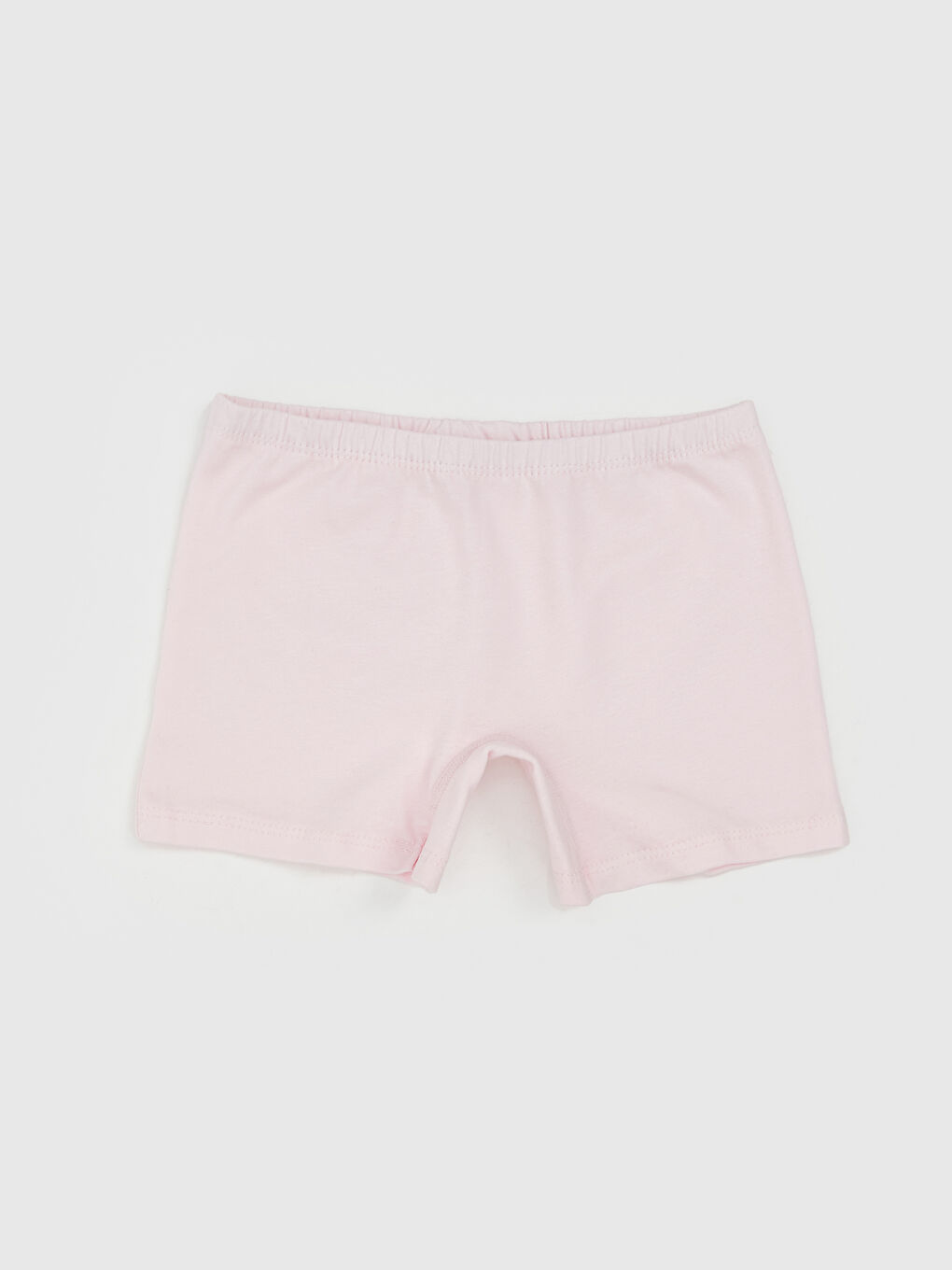 Pembe Beli Lastikli Basic Kız Çcuk Boxer