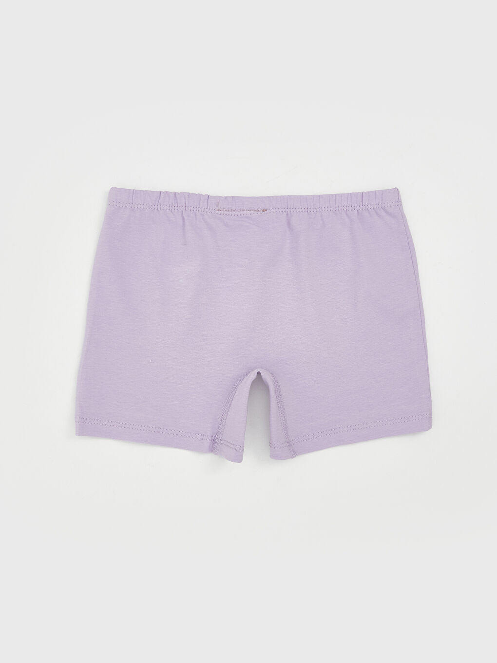 Lila Beli Lastikli Baskılı Kız Çocuk Boxer-1