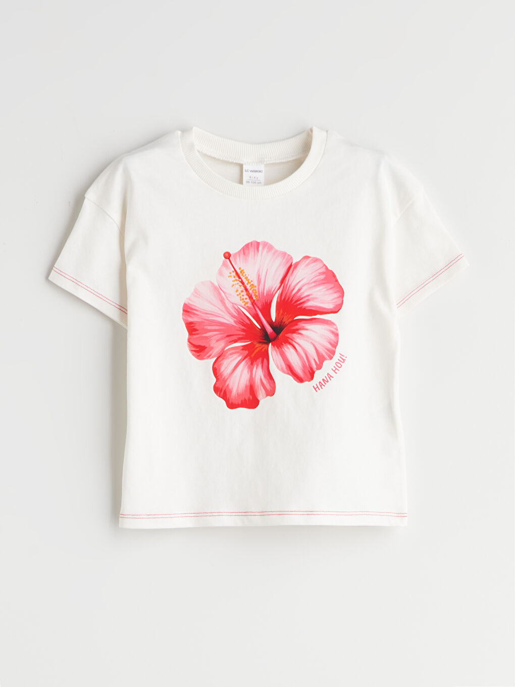 Crew Neck Girls' T-Shirt Set (2 Pieces) -S5PR48Z1-FES
