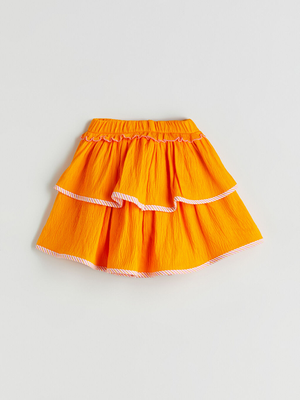 Elastic Waist Ruffle Girl Skirt -S5PR88Z1-JWC