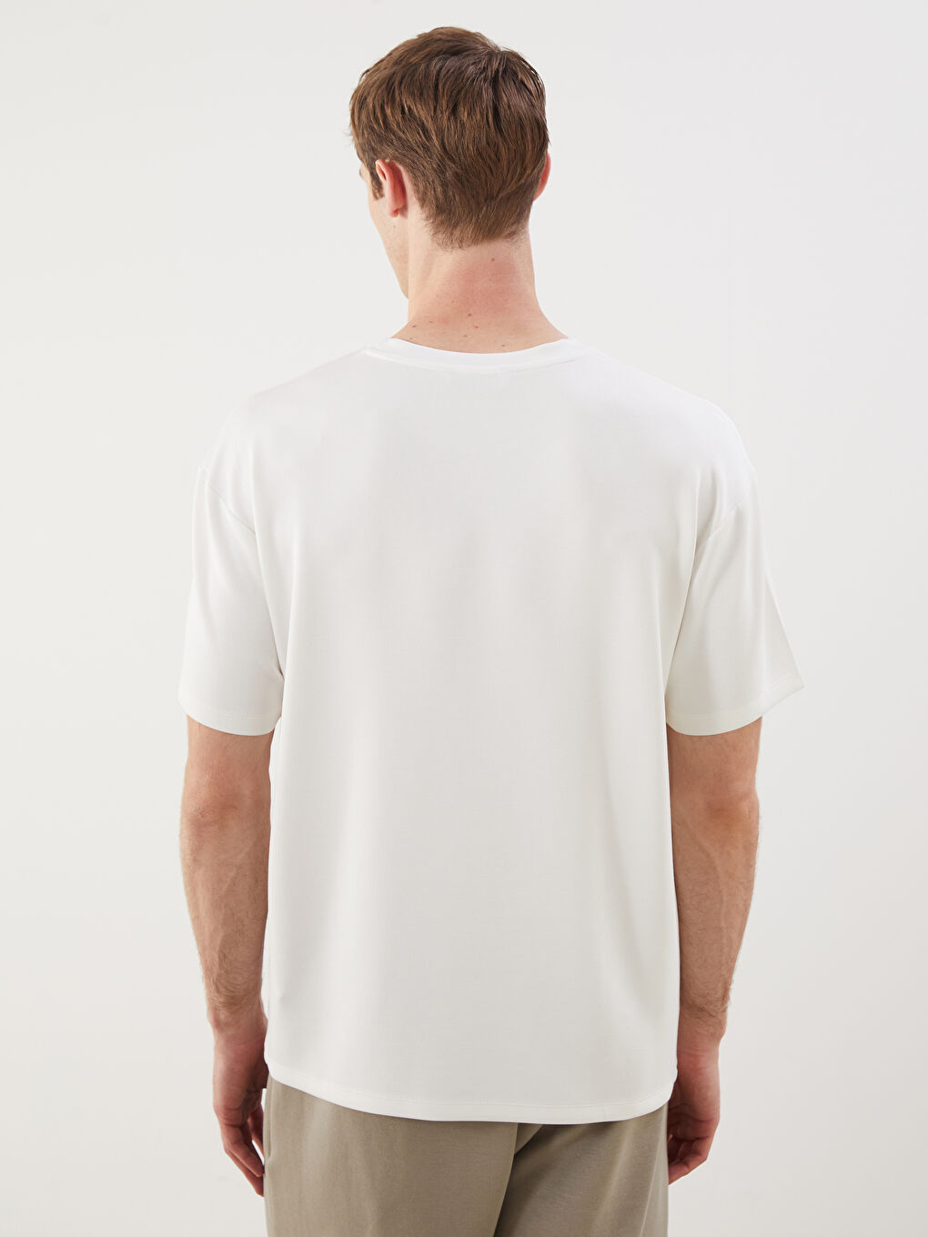 LCW Vision Crew Neck Printed Jersey Men's T-Shirt -S5PR98Z8-R9J