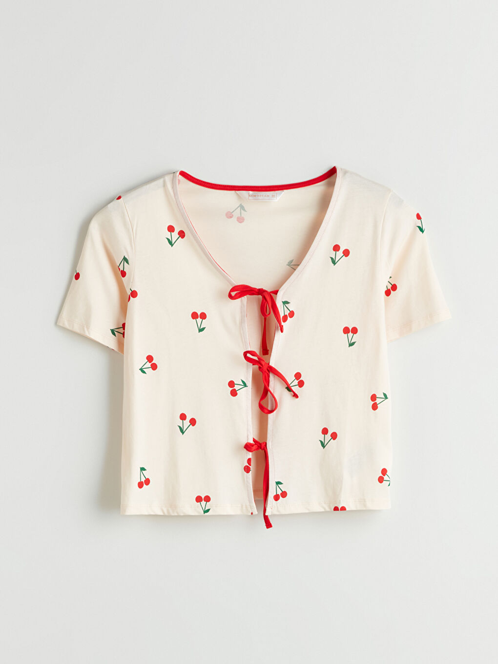Woman ECRU Shortie Pyjama Set -S5PS19Z8-LRA