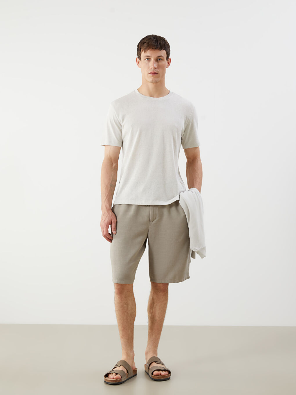 LCW Vision Crew Neck Jersey Men's T-Shirt -S5PS21Z8-FXP