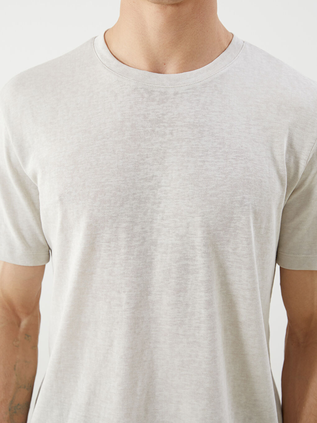 LCW Vision Crew Neck Jersey Men's T-Shirt -S5PS21Z8-FXP