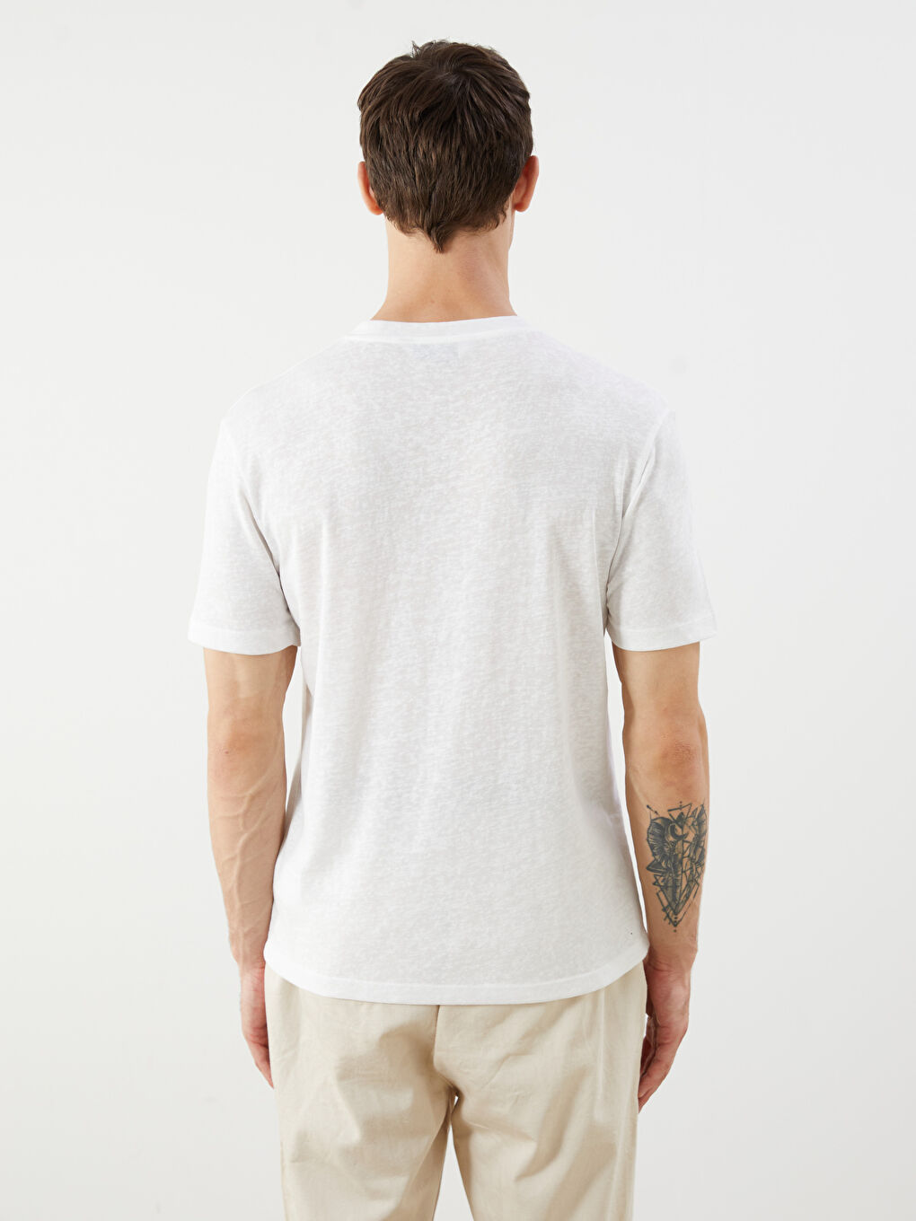 LCW Vision Crew Neck Jersey Men's T-Shirt -S5PS21Z8-R9J
