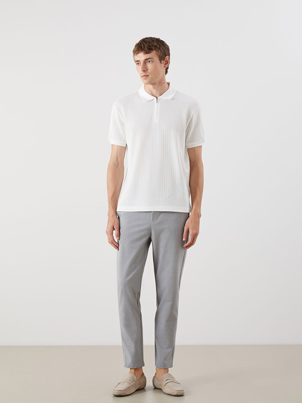 LCW Vision Men's Polo Neck T-Shirt -S5PS36Z8-R9J