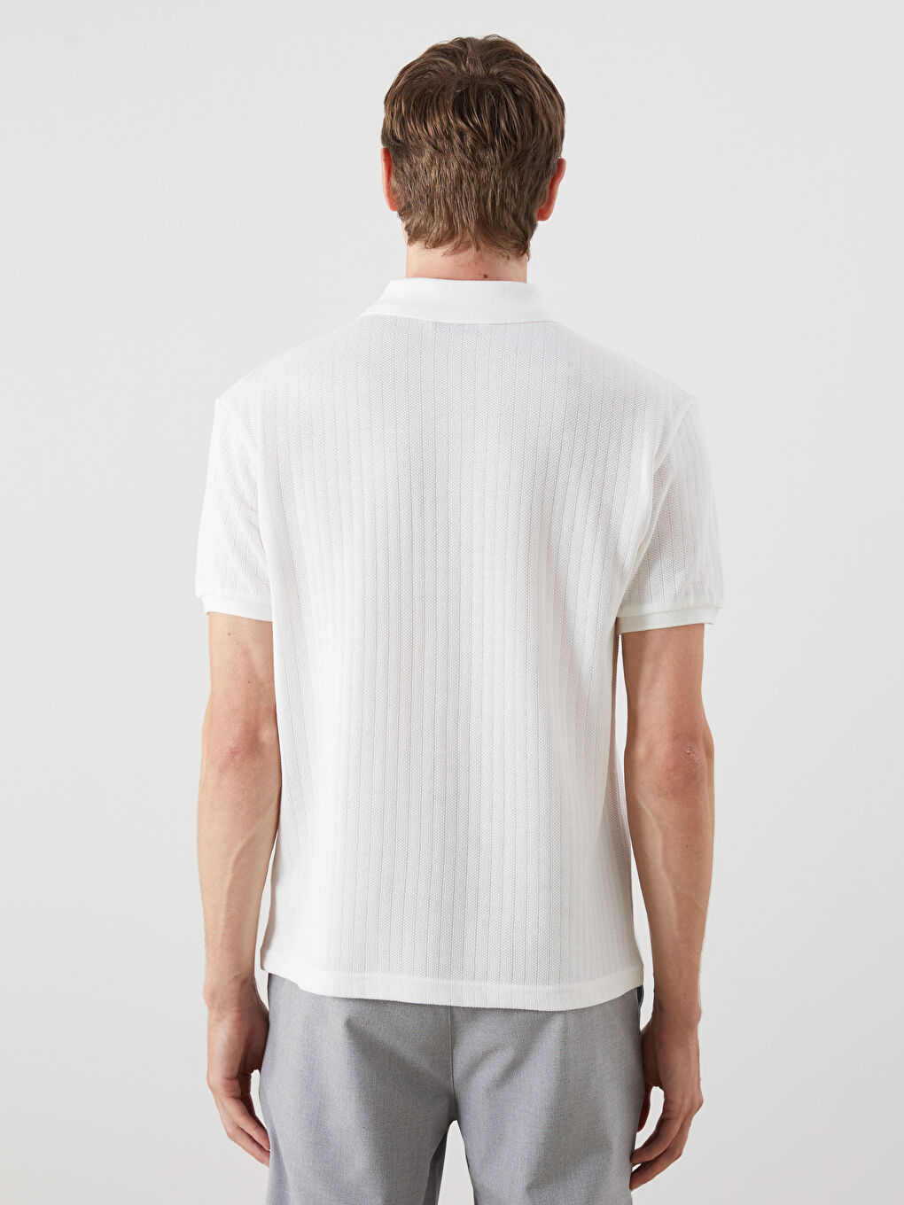 LCW Vision Men's Polo Neck T-Shirt -S5PS36Z8-R9J