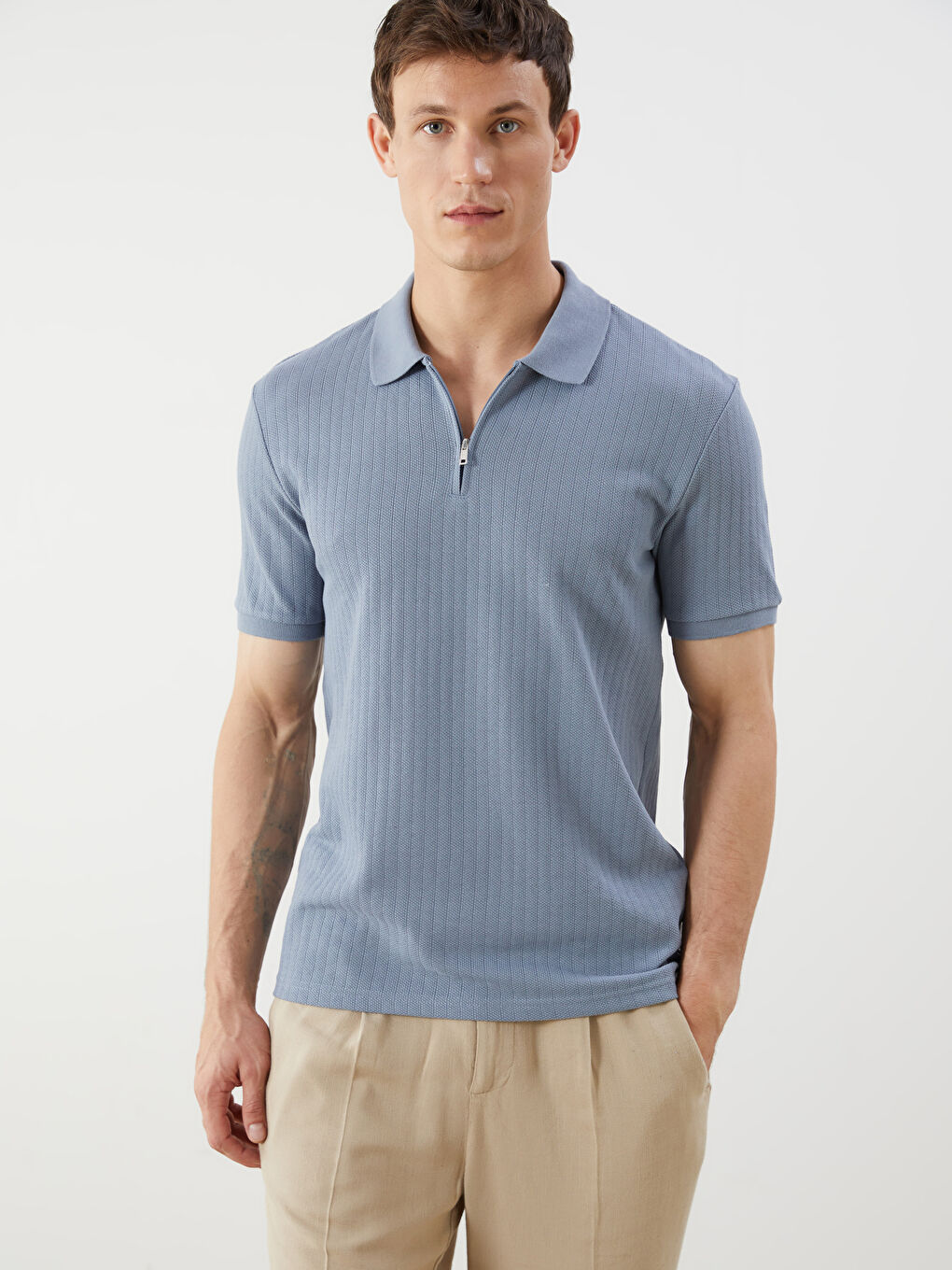 LCW Vision Men's Polo Neck T-Shirt -S5PS36Z8-UCK
