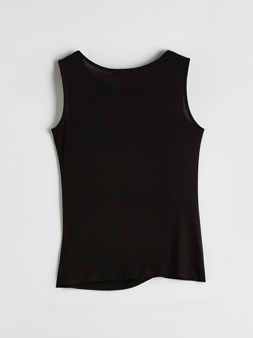 Siyah Bisiklet Yaka Büzgülü Bluz-5