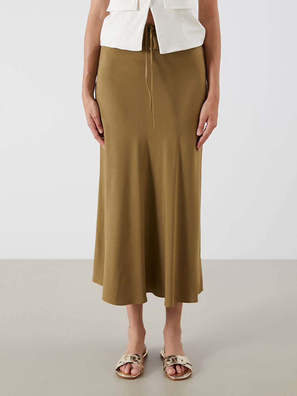 Woman KHAKI Skirt -S5PS77Z8-HCB
