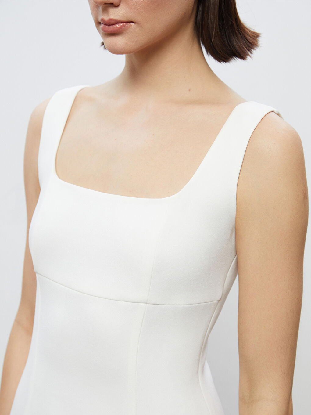Woman WHITE Dress -S5PS85Z8-J5E