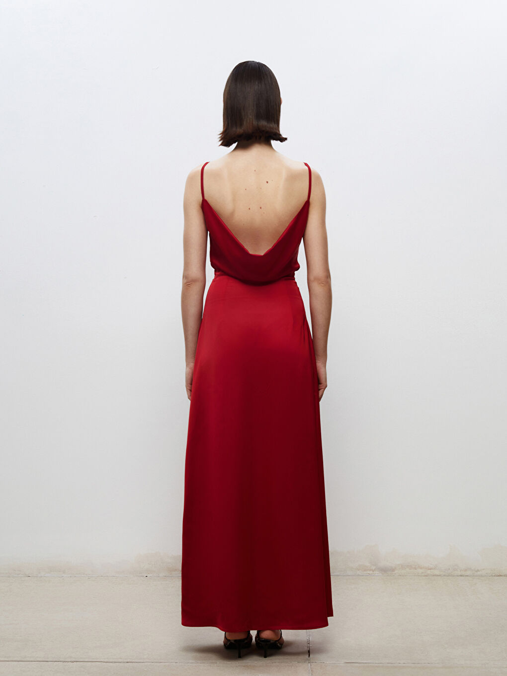 Woman BORDEAUX Evening Dress -S5PS87Z8-CZT