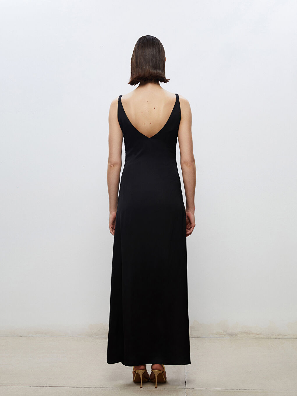 فستان سهرة أسود امرأة -S5PS88Z8-CVL